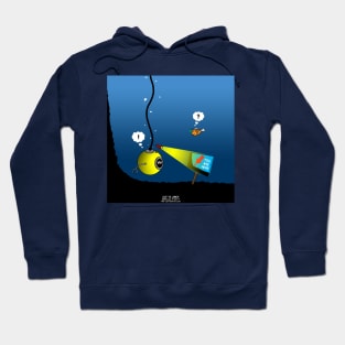 Deep Sea You Are Here Sign Hoodie